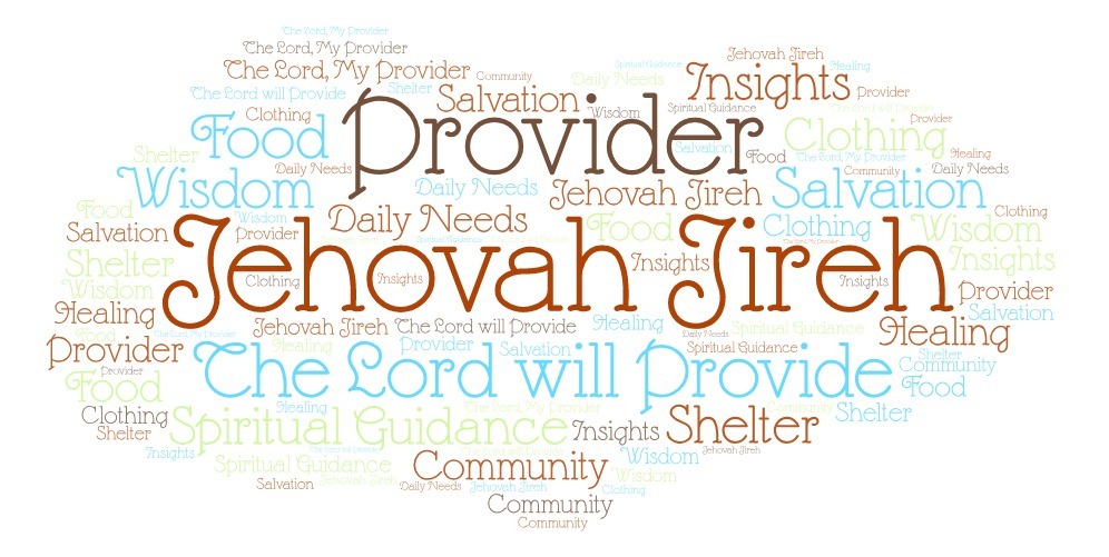 Provider-God is the provides  our daily needs, insights, and wisdom