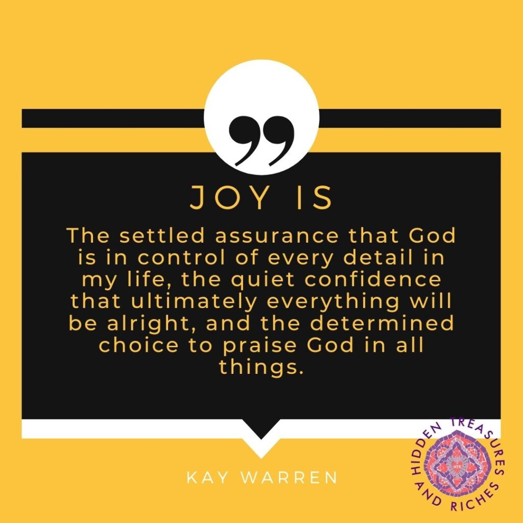 #1 secret to overflowing in joy 