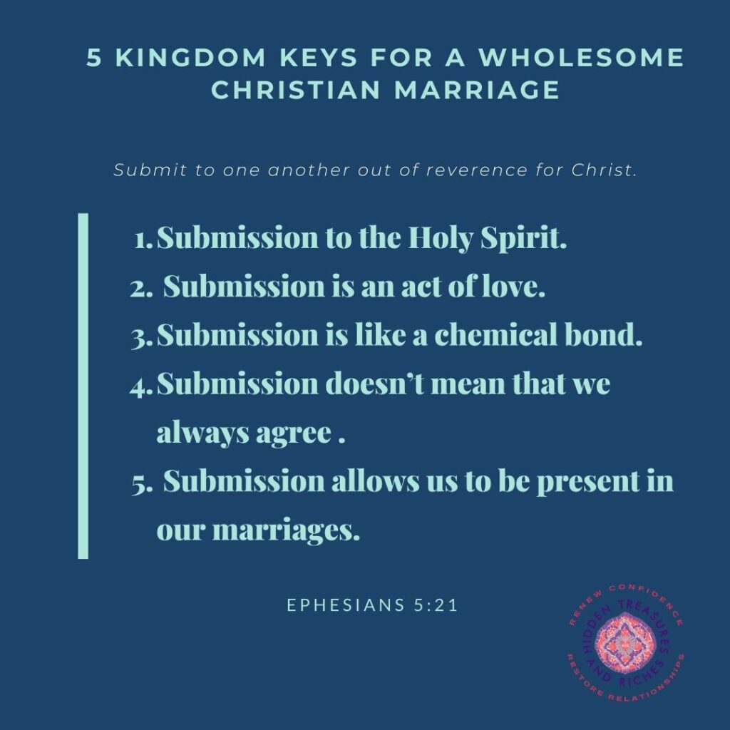 Submission and 5 kingdom keys for a wholesome Christian marriage
