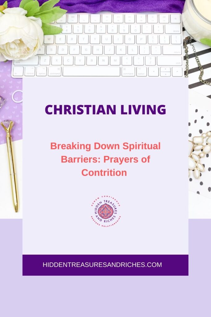 Breaking down barriers-Prayers of contrition- get Professional Christian Life Coaching with Tope Keku