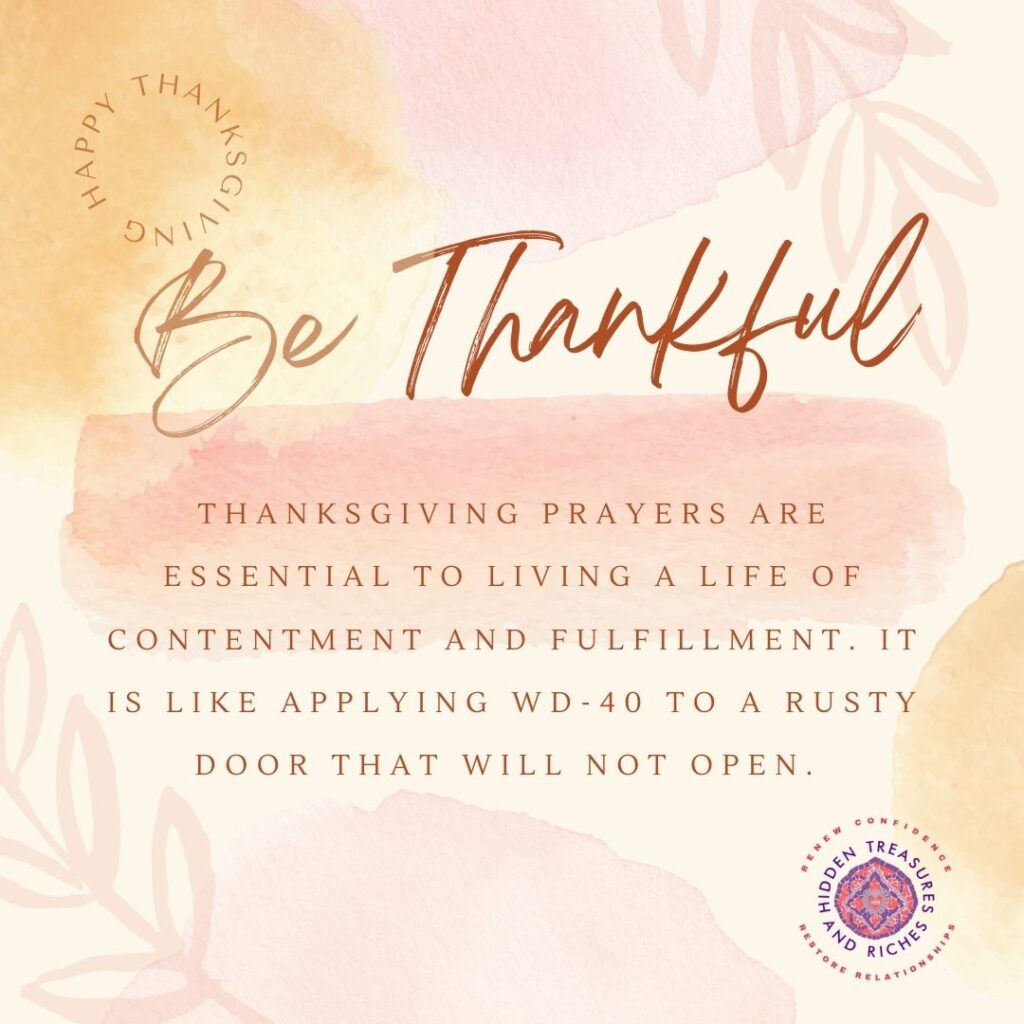 Thanksgiving Prayers-Christian Life Coaching