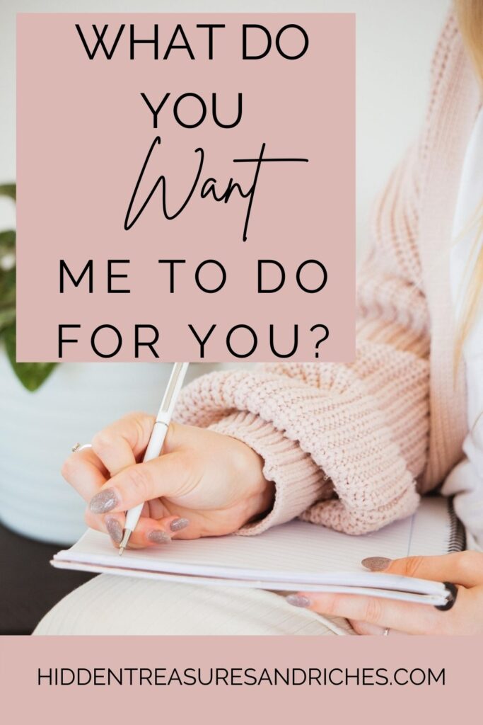 Faith-What do you want me to do for you?-Christian Life Coaching 