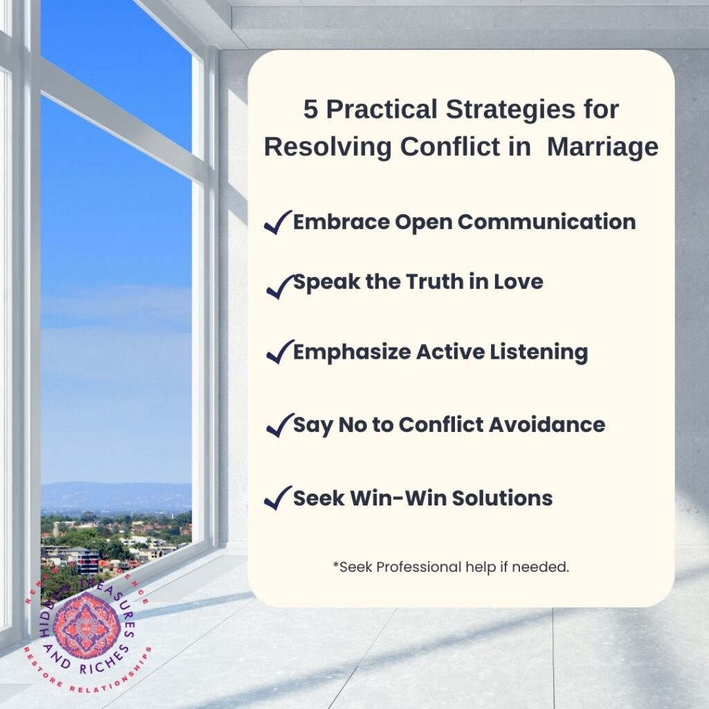 5 Effective Strategies for Resolving conflict in Marriage