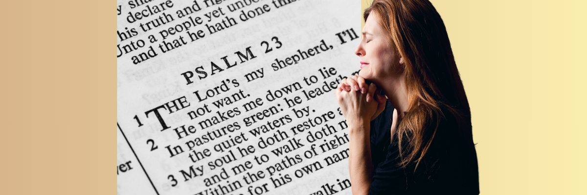 A mother's Psalm 23 prayer for adult children.